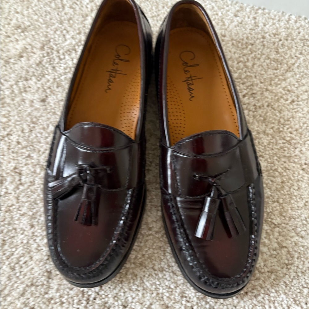 Cole Haan Men's Maroon Loafers 8 1/2